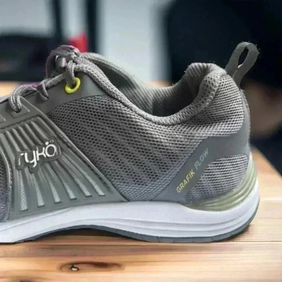 RYKA Women's Grafik Flow Training Shoes in gray and white, size 7.5 - Picture 3 of 6